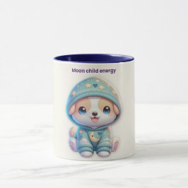 Moon Child Energy Dog Mug Mugg