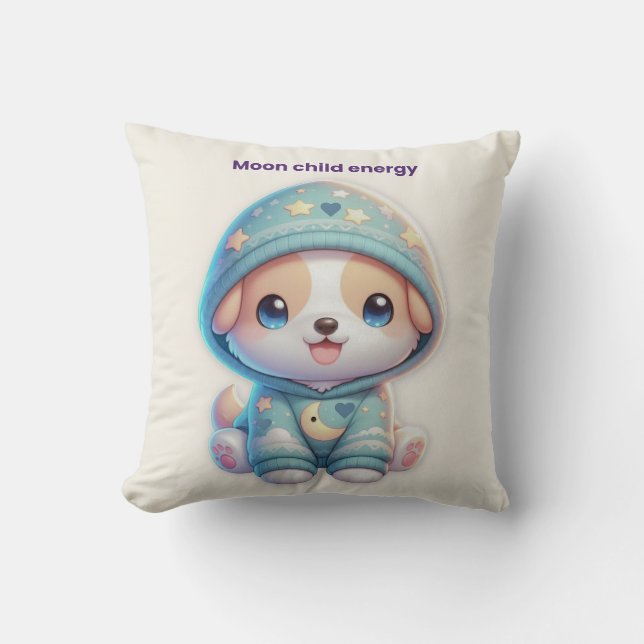 Moon Child Energy Dog Pillow Kudde (Framsida)