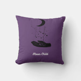 Moon Child Throw Pillow Kudde
