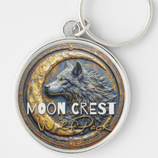 Moon Crest Pack Premium Nyckelring