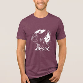 Moon Dog Amour Shirt - Romantic French Gothic Pet  T