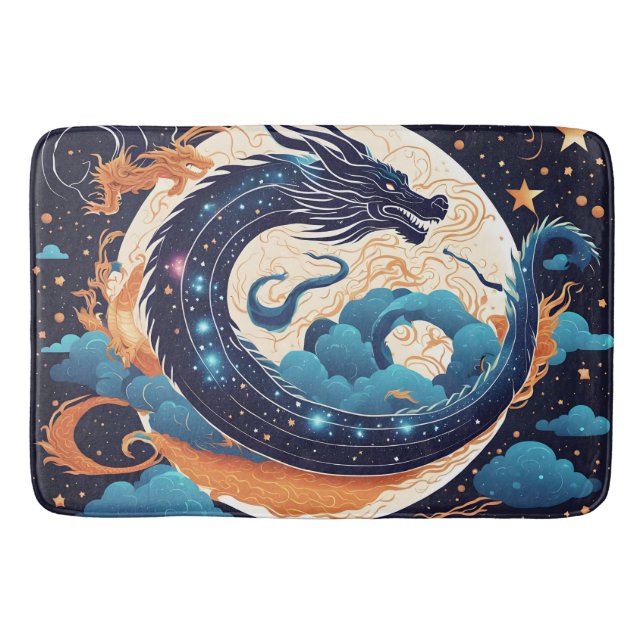 moon dragon bath mat badrumsmatta (Framsidan)