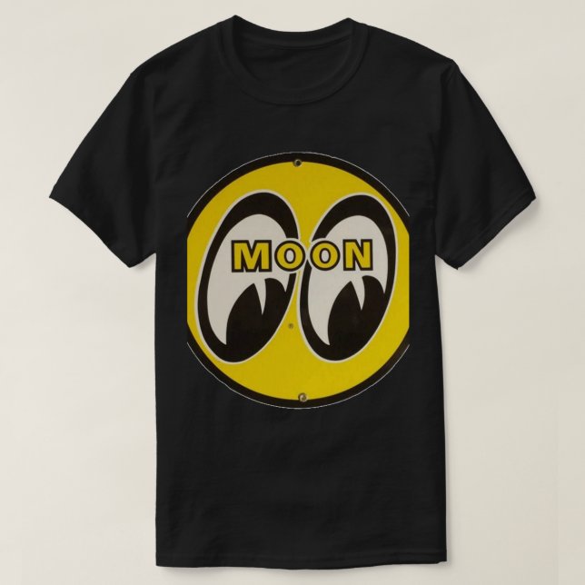 Moon eyes Luna equipped with the  logo   T Shirt (Design framsida)