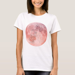 Moon Goddess Celestial Art – Soft Feminine Energy T Shirt