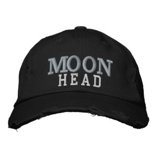 Moon Head Hatt : Av Approachable Wolf ( J.H.T. ) Broderad Keps