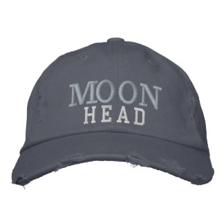 Moon Head Hatt : Av Approachable Wolf ( J.H.T. ) Broderad Keps