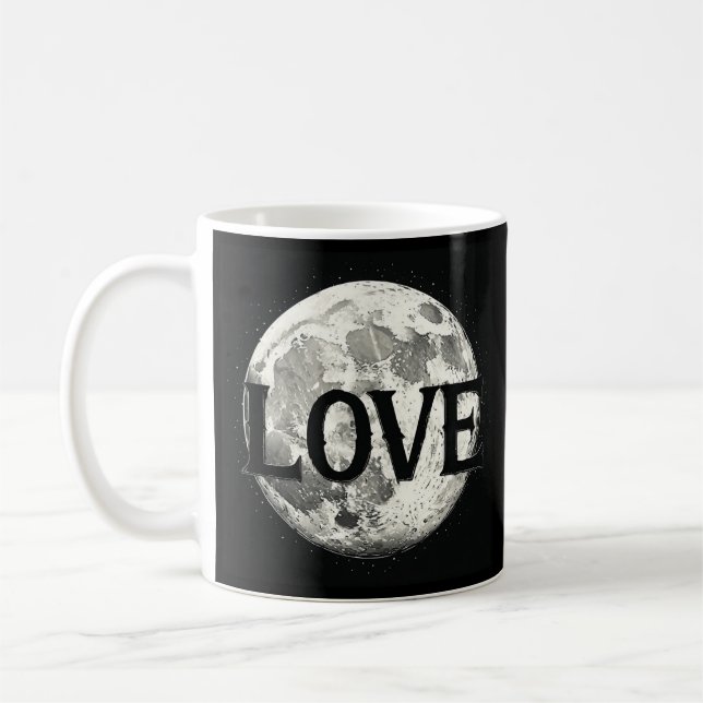 MOON LOVE COFFEE MUG KAFFEMUGG (Vänster)