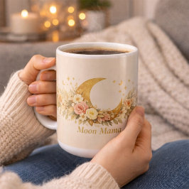 Moon Mama Personalised Celestial Mug 15oz Kaffemugg