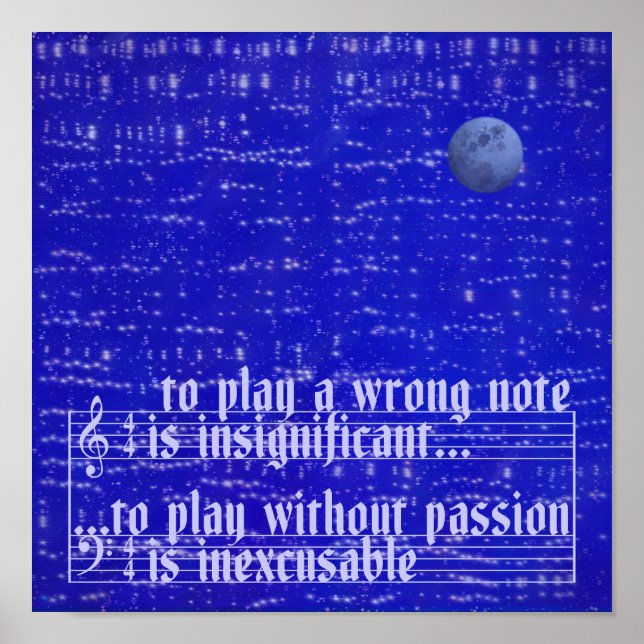 Moon Music Poster (Framsidan)