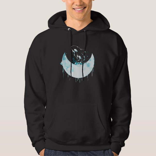 Moon Orca Hoodie (Framsida)