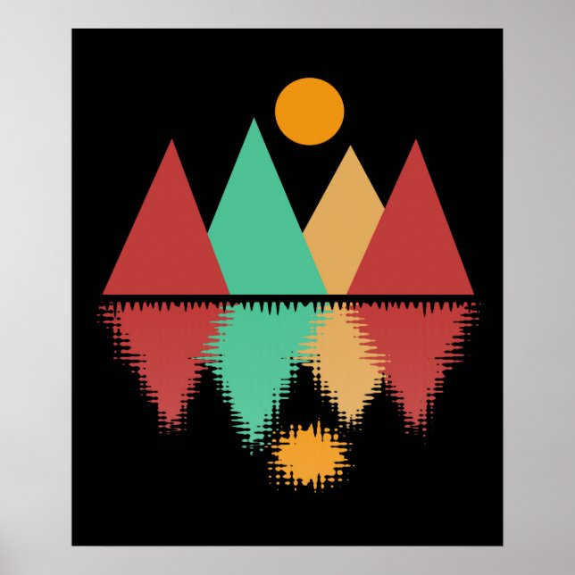 Moon Over Four Peaks #2 Poster (Framsidan)