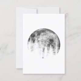 Moon over the forest inbjudningar