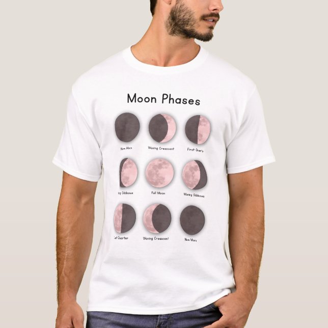 Moon phases t shirt (Framsida)