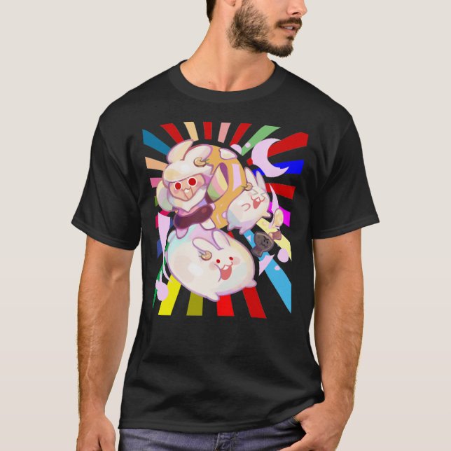 moon rabbit cookie run kingdom almond For strawber T Shirt (Framsida)