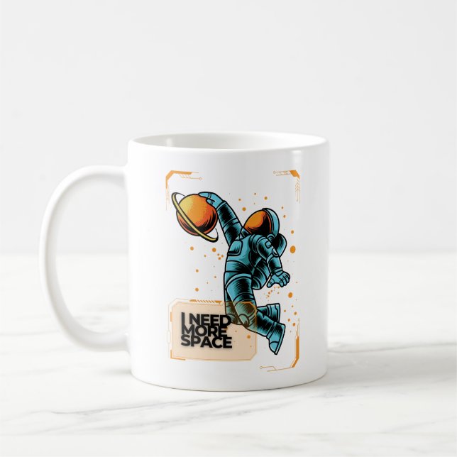 Moon Slam Dunk Coffee Cup Kaffemugg (Vänster)