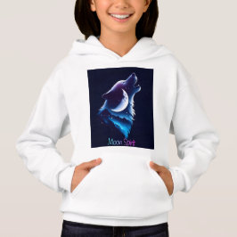 Moon Spirit - varg & drömmfångare design hoodie T Shirt