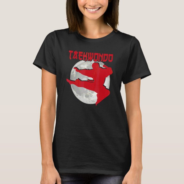 Moon Taekwondo T Shirt (Framsida)