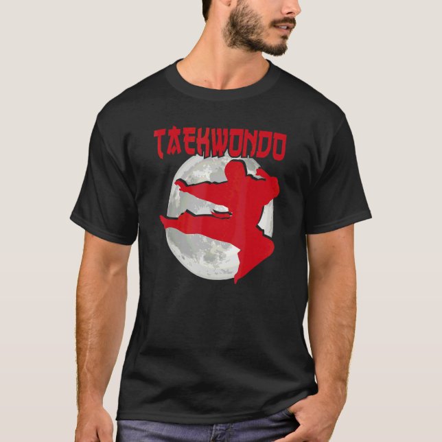 Moon Taekwondo T Shirt (Framsida)