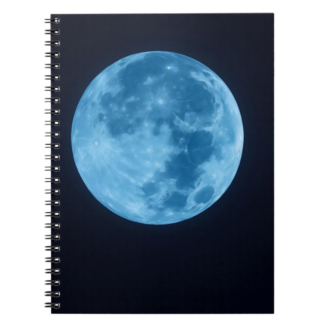 Moon Theme Notebook Anteckningsbok (Framsidan)