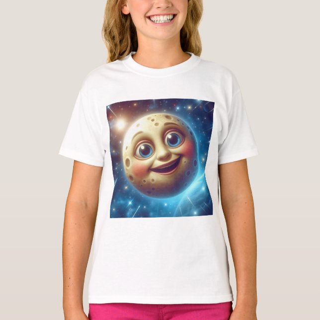 Moonage Smiles T Shirt (Framsida)