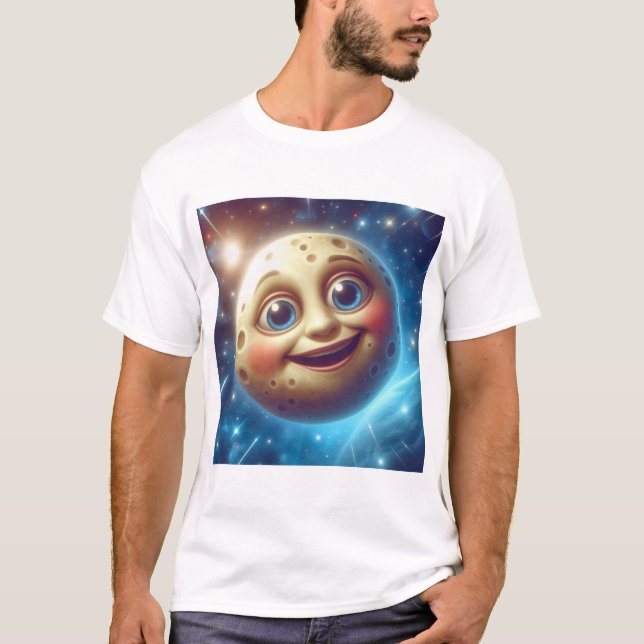 Moonage Smiles T Shirt (Framsida)