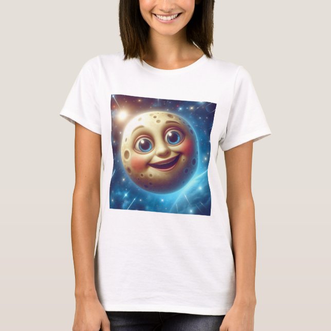 Moonage Smiles T Shirt (Framsida)