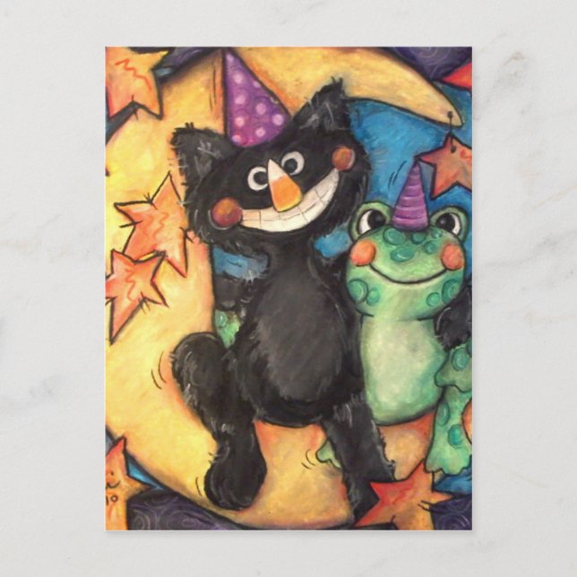 Moonbad Party Vykort (Framsida)