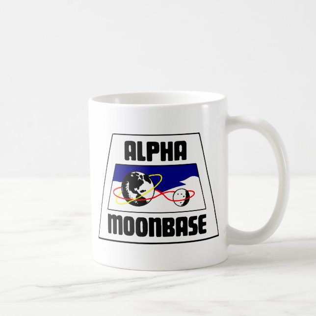 Moonbase alfabetisk kaffemugg (Höger)