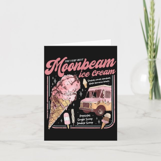 Moonbeam Glassbil Lastbil Vintage Retro Kort (Framsida)