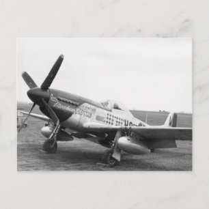 "Moonbeam McSwine" P51 Mustan, USAAF WW2 Vykort