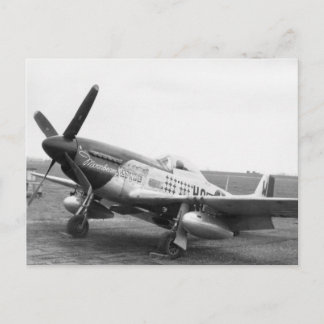 "Moonbeam McSwine" P51 Mustan, USAAF WW2 Vykort