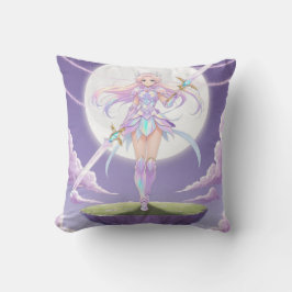 Moonblade Warrior Dekorativ kudde - Pastel Anime G