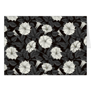 Moonblommor Hälsningskort