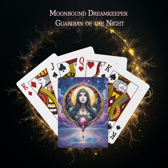 Moonbound Dreamkeeper – Guardian of the Night.   Casinokort (Skapare uppladdad)