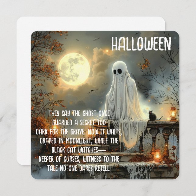 Moonbound Mourner - där Spöken Behålla Secrets hem (Fram/baksida)