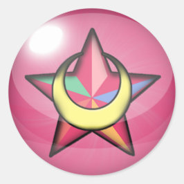 Moonbow Stickers Runt Klistermärke