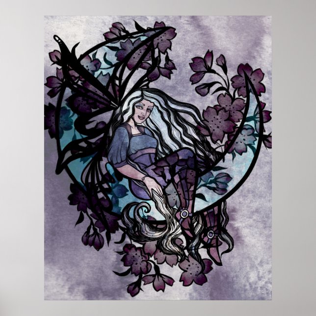 MoonChild Fairy Älvors Måne Barngudinna måne Poster (Framsidan)
