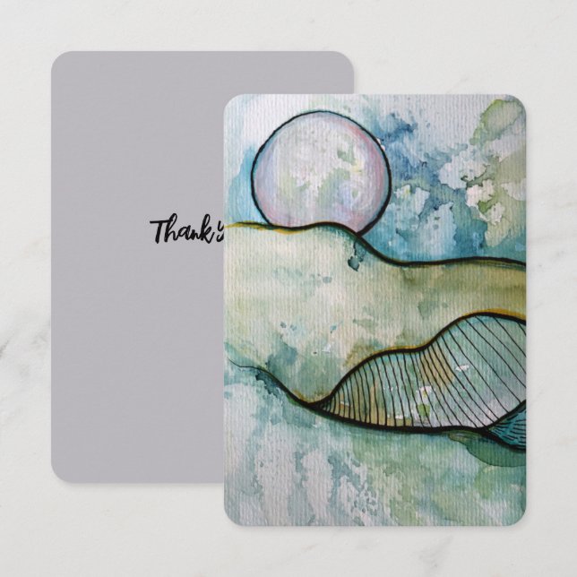 MoonChild Tack Kort (Fram/baksida)