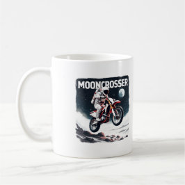 Mooncross - Astronaut Rides Motocross motorcykel Kaffemugg