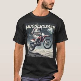 Mooncross - Space Rider på ett Lunar Motocross T Shirt