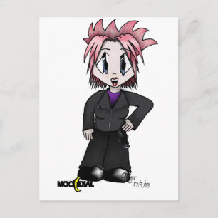 Moondial Rebel Tattoo Vykort