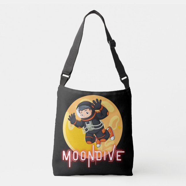 MOONDIVE - RYMD-ASTRONAUT AXELVÄSKA (Framsida)