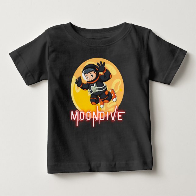 MOONDIVE- RYMD-ASTRONAUT T SHIRT (Framsida)