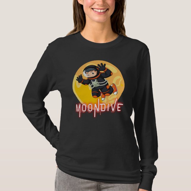 MOONDIVE- RYMD-ASTRONAUT T SHIRT (Framsida)