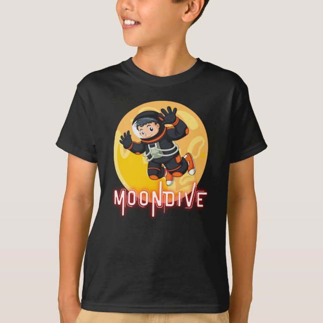 MOONDIVE- RYMD-ASTRONAUT T SHIRT (Framsida)