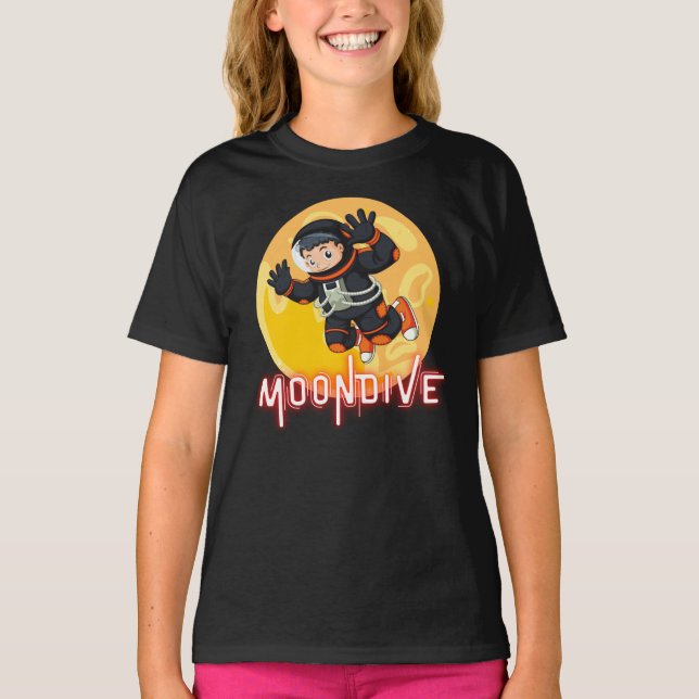 MOONDIVE - SPACE ASTRONAUT T-Shirt (Framsida)