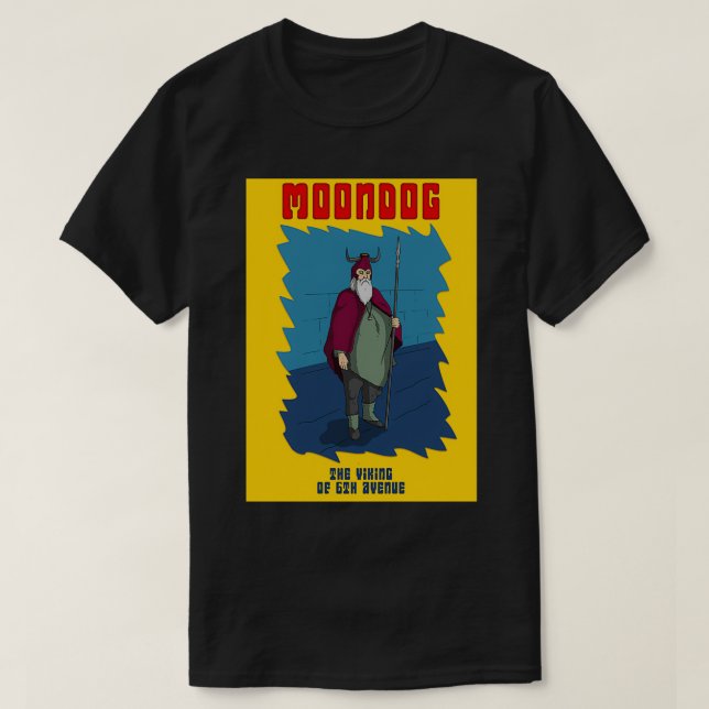 Moondog Viking T Shirt (Design framsida)