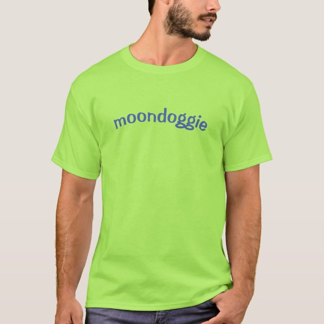 Moondoggie Lime Green Färg T-Shirt (Framsida)
