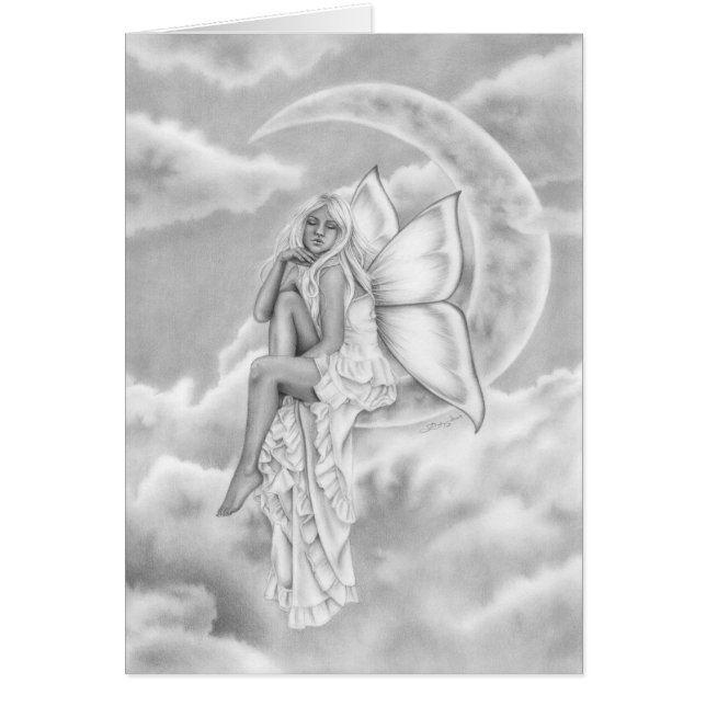 Moondreamer fekort hälsningskort (Framsidan)