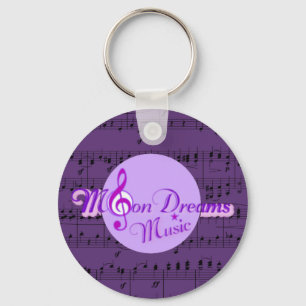 MoonDreams Lila Lakan Music Nyckelring